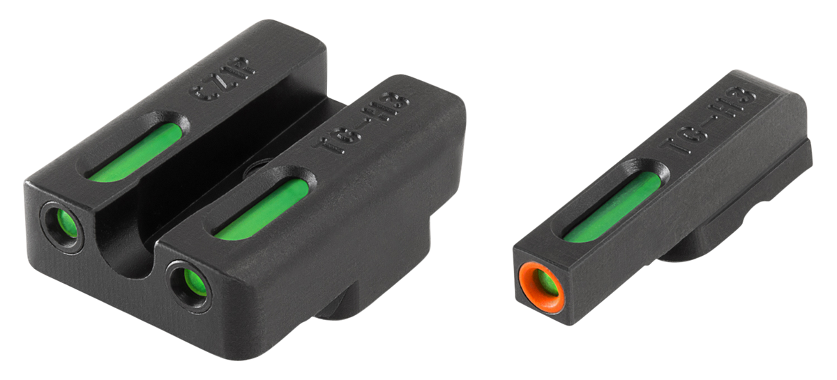TruGlo TFX Pro CZ 75 Tritium & Fiber Optic Day/Night Sight Set - Black Nitride