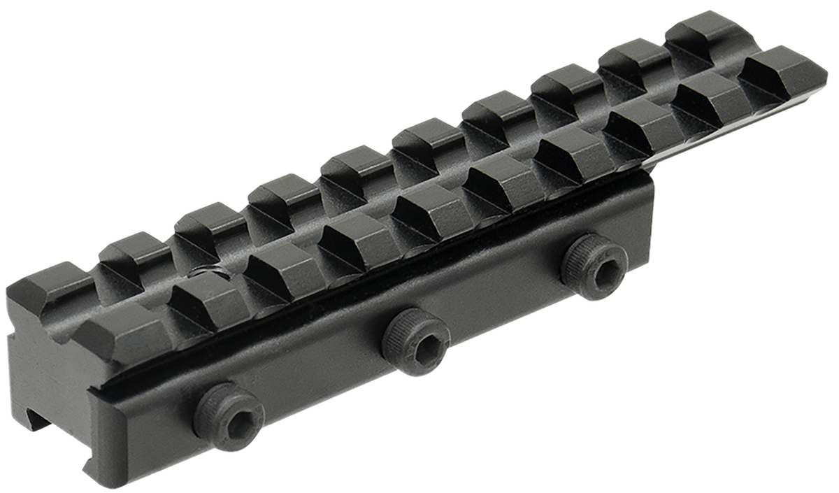 Leapers UTG Dovetail to Picatinny Adapter Mount Matte Black Anodized Aluminum 3.94"