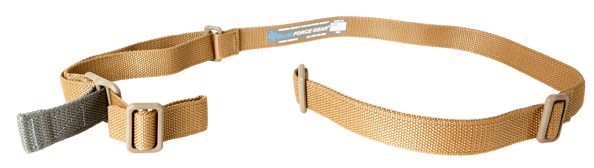 Blue Force Gear VCAS125OACB Vickers Sling 1.25" 54-64" Two-Point Coyote Tan Cordura