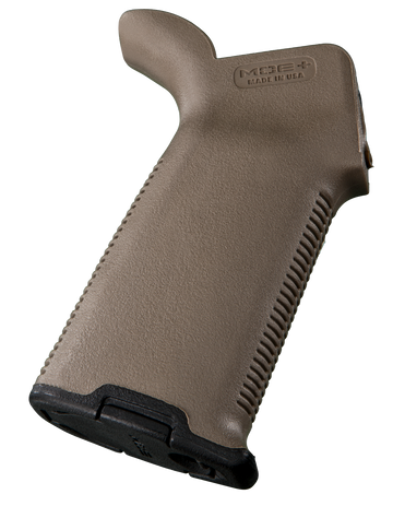 Magpul Industries MOE+ Grip Flat Dark Earth Polymer with OverMolded Rubber for AR-15/M4