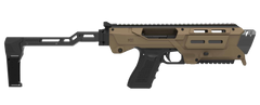 Meta Tactical MX-1 Glock Conversion Kit with Folding Stabilizer - Tan