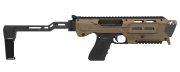 Meta Tactical MX-1 Glock Conversion Kit with Folding Stabilizer - Tan