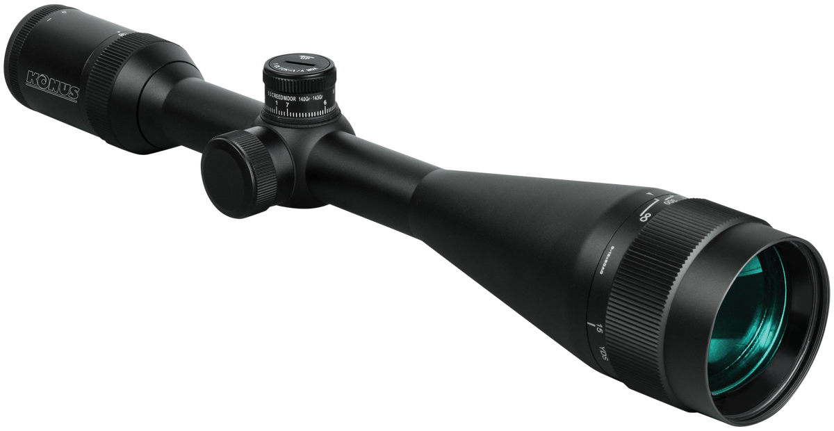 Konus Konus-CX 6-18x 50mm 1" Tube Duplex 6.5 Creedmoor Reticle Riflescope - Matte Black