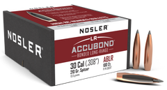 Nosler AccuBond Long Range 30 Cal 210gr Spitzer Point 100/Box