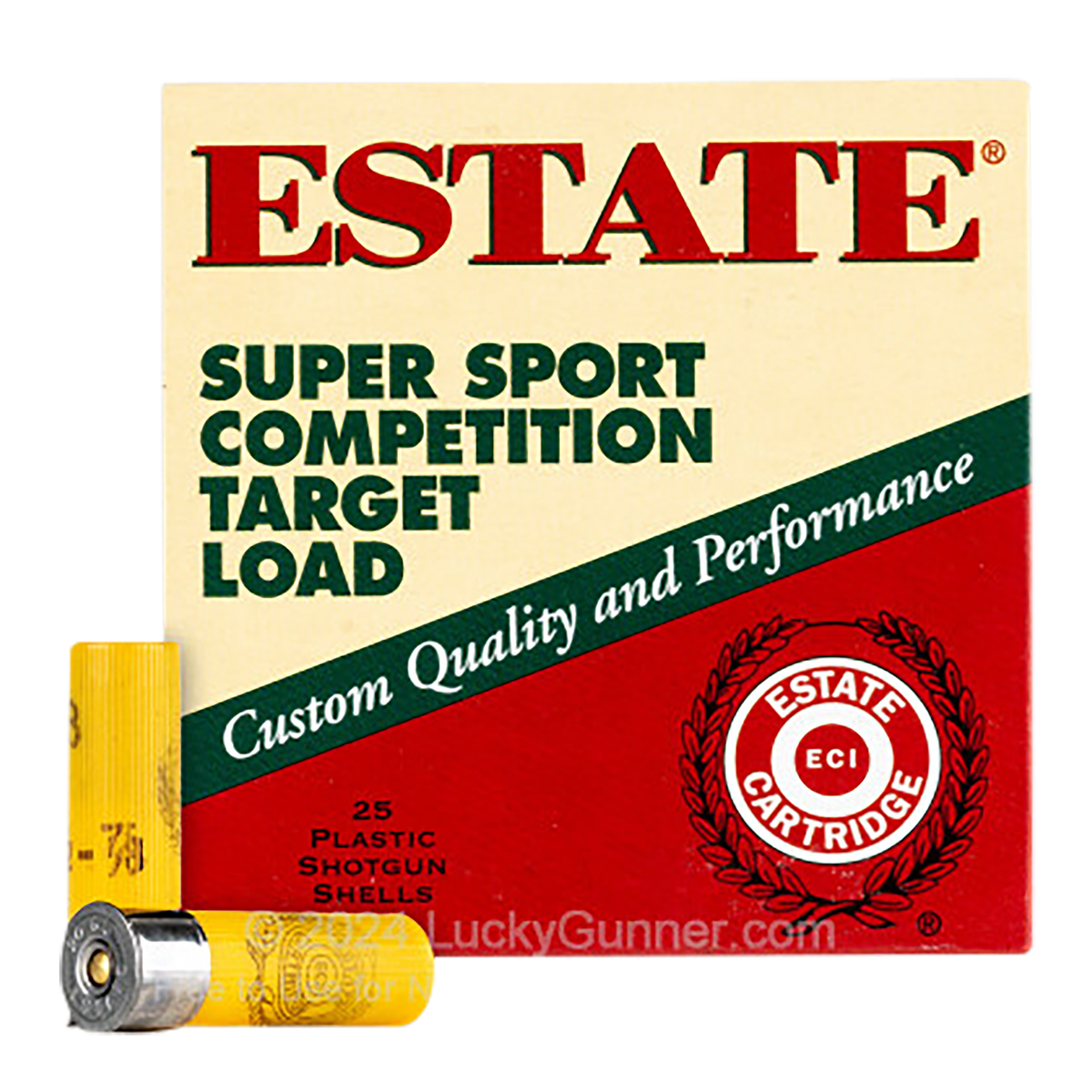Estate SS208 Super Sport Competition Target 20 Gauge 2.75" 7/8 oz 8 Shot - Box or Case