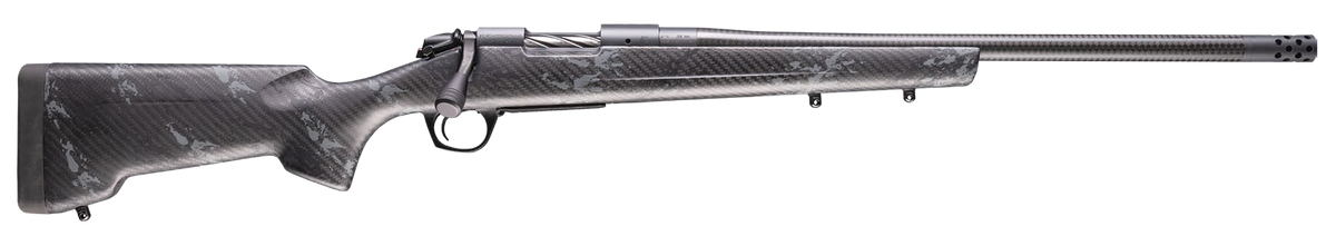 Bergara Rifles B-14 Cima CF 6.5 Creedmoor 20" 4+1 Bolt-Action Rifle - Sniper Gray Cerakote Carbon Fiber