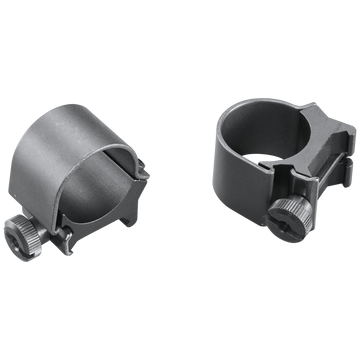 Weaver Mounts 49041 Detachable Top Mount Rings 1" Medium Matte Black Aluminum - Quick Detach