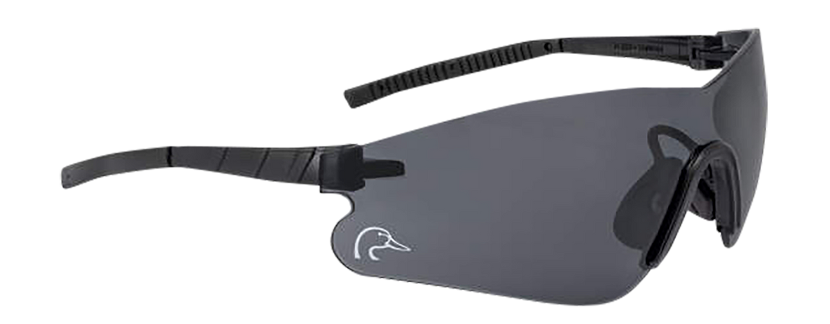 Radians DUY11020C Youth Safety Glasses Smoke Gray Lens Black Half Frame