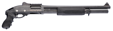 Hogue Tamer Pistol Grip & Forend Black Rubber Finger Grooves Polymer Forend for Remington 870 12 Gauge