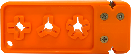 AccuSharp 013C Broadhead Sharpener & Wrench Tungsten Carbide Orange