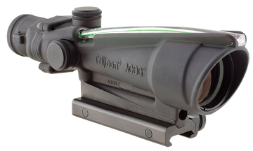 Trijicon 100163 ACOG 3.5x35 .223/5.56 BDC Illuminated Green Crosshair Riflescope - Black Hardcoat Anodized