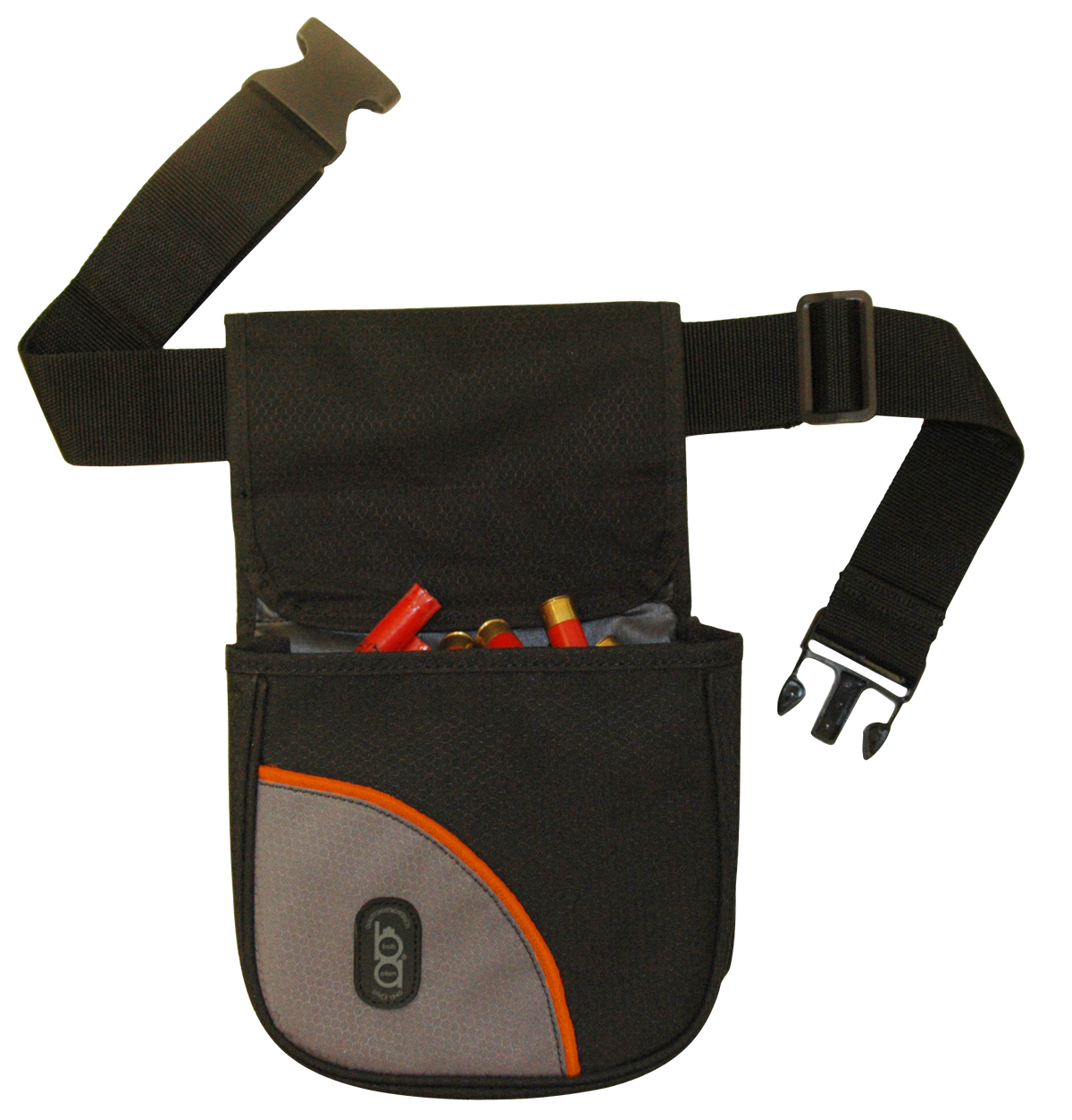Bob Allen BA430 Club Series Divided Shell Pouch Nylon Belt Mount 26-50" Belt Black