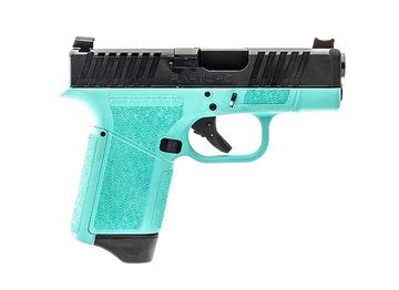 GForce Arms Rapture 9mm Luger 3.25" 12+1 Semi-Auto Pistol - Robin Egg Blue/Black Cerakote