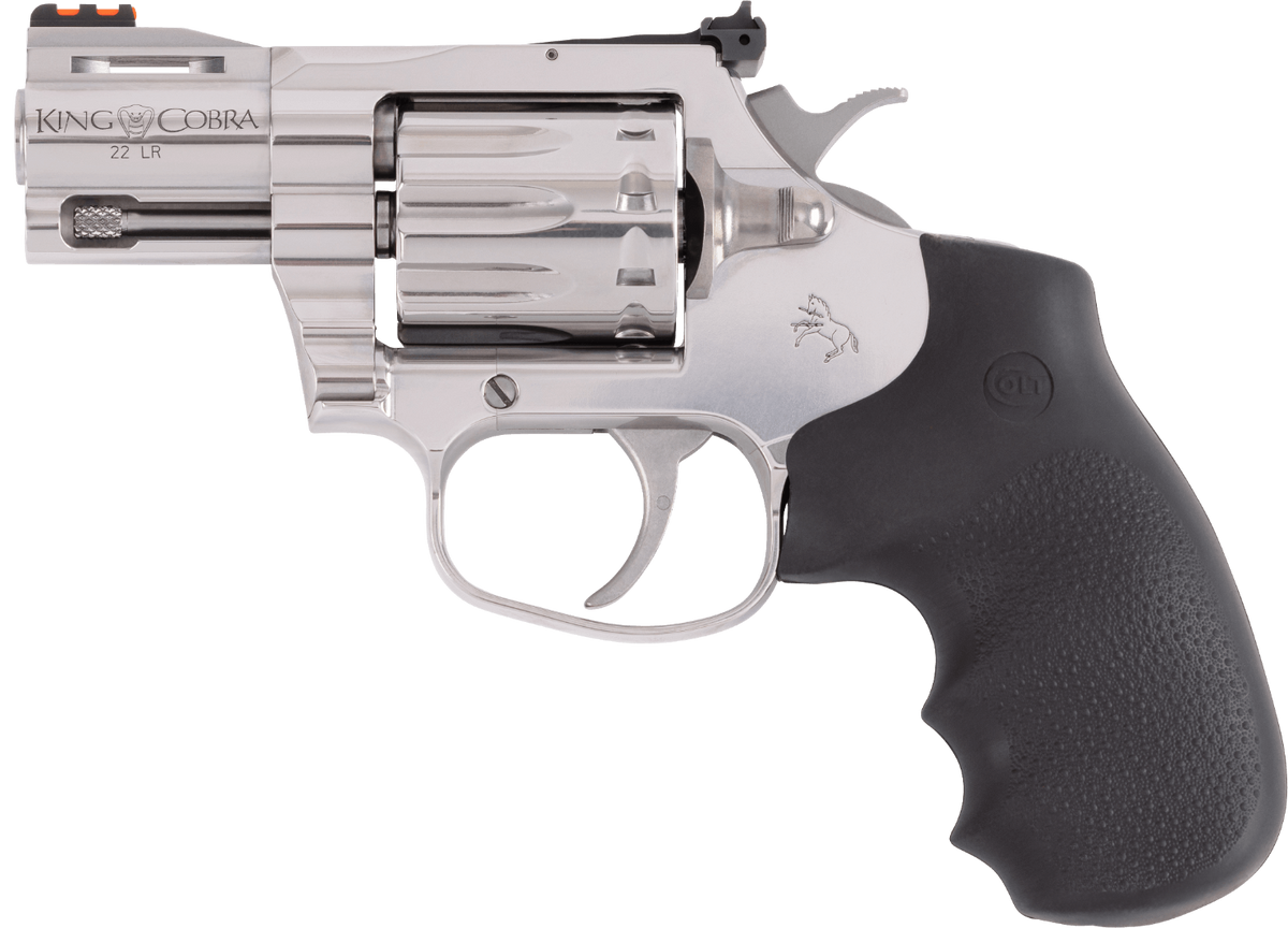 Colt Mfg King Cobra 22 LR 2" 10-Rd DA/SA Revolver - Stainless