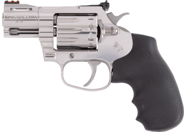 Colt Mfg King Cobra 22 LR 2" 10-Rd DA/SA Revolver - Stainless