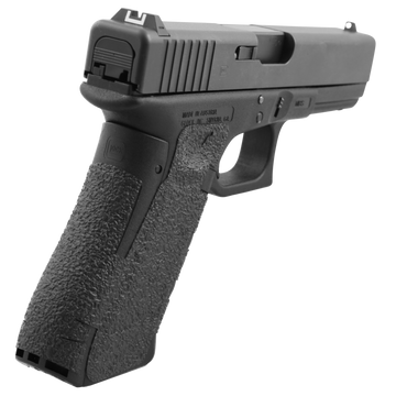 Talon Grips 384R Adhesive Grip for Glock Gen5 19/23/25/32/38/44 w/Large Backstrap - Black Textured Rubber