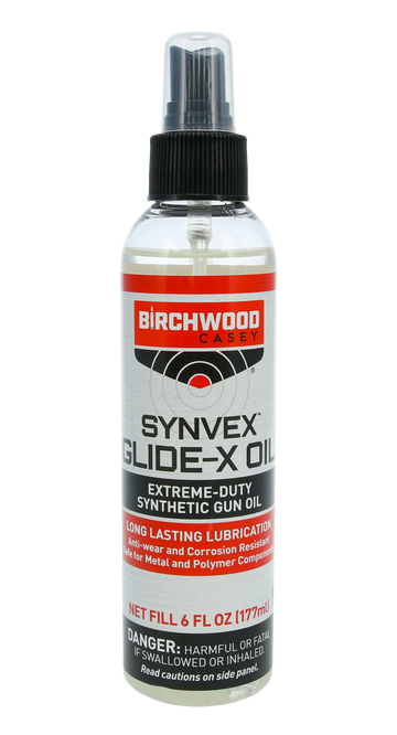 Birchwood Casey SYNVEX Glide-X Synthetic Gun Oil 6oz Spray