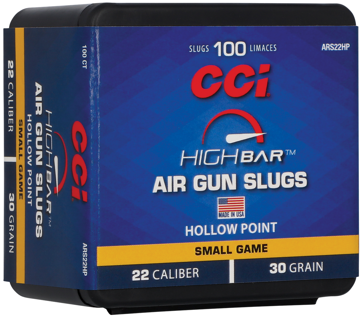 CCI High Bar Air Gun Slug 22 Cal 30gr Hollow Point 100 Rounds Per Box