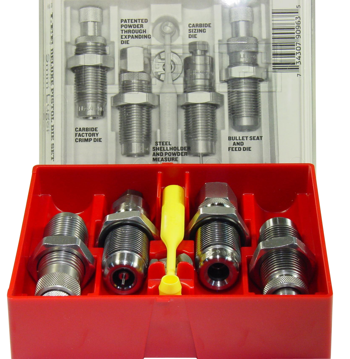 Lee Precision 90447 Deluxe 4-Die Set 380 ACP Carbide Pistol
