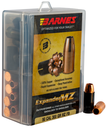 Barnes Bullets Expander MZ 50 Caliber 300gr Hollow Point Muzzleloader 24/Box