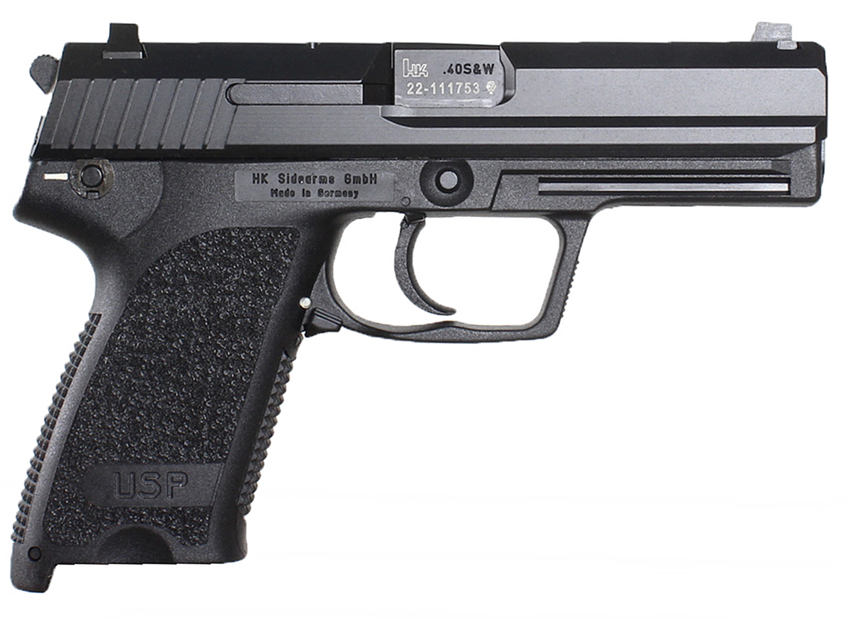 HK USP V1 45 ACP 4.41" 10+1 DA/SA Semi-Auto Pistol