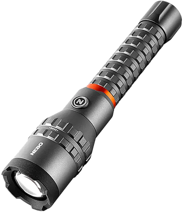 NEBO Davinci 7000L Rechargeable Flashlight 80/1,800/3,500/7,000 Lumens LED - Gray