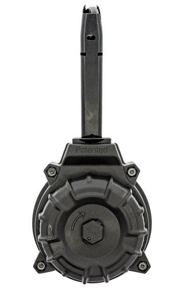 ProMag DRMA94 9mm 50-Rd Drum Magazine for Taurus TH9 Black Polymer