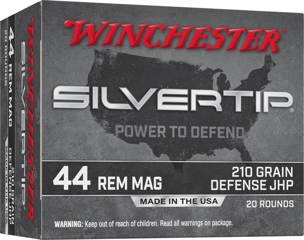 Winchester Ammo Silvertip 44 Rem Mag 210gr JHP 20 Rd - Box or Case