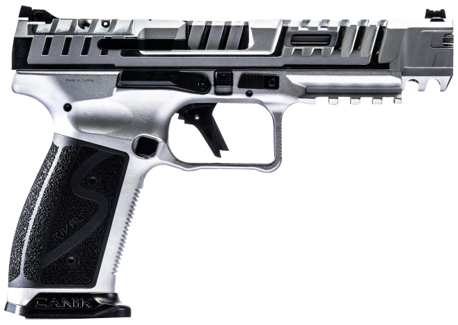 Canik SFx Rival-S 9mm Luger 5" 18+1 Semi-Auto Pistol - Chrome