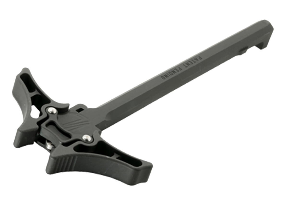 Timber Creek Outdoors Enforcer AR-10 Ambidextrous Charging Handle - Black Billet Aluminum