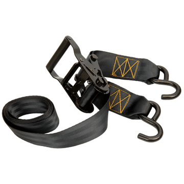 Muddy MUD-TA020 Heavy-Duty 6' Ratchet Strap with Vinyl-Coated Steel Hooks