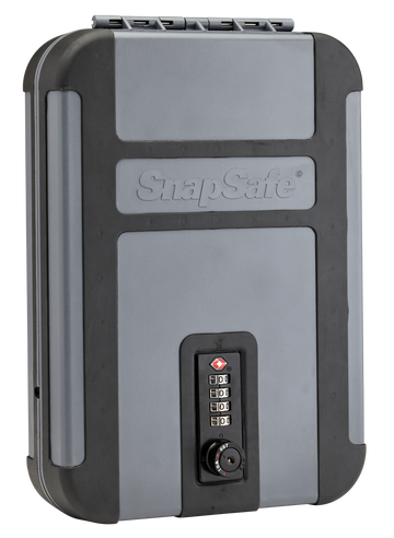SnapSafe TrekLite Lock Box XL Combination Gray Polycarbonate Pistol Safe
