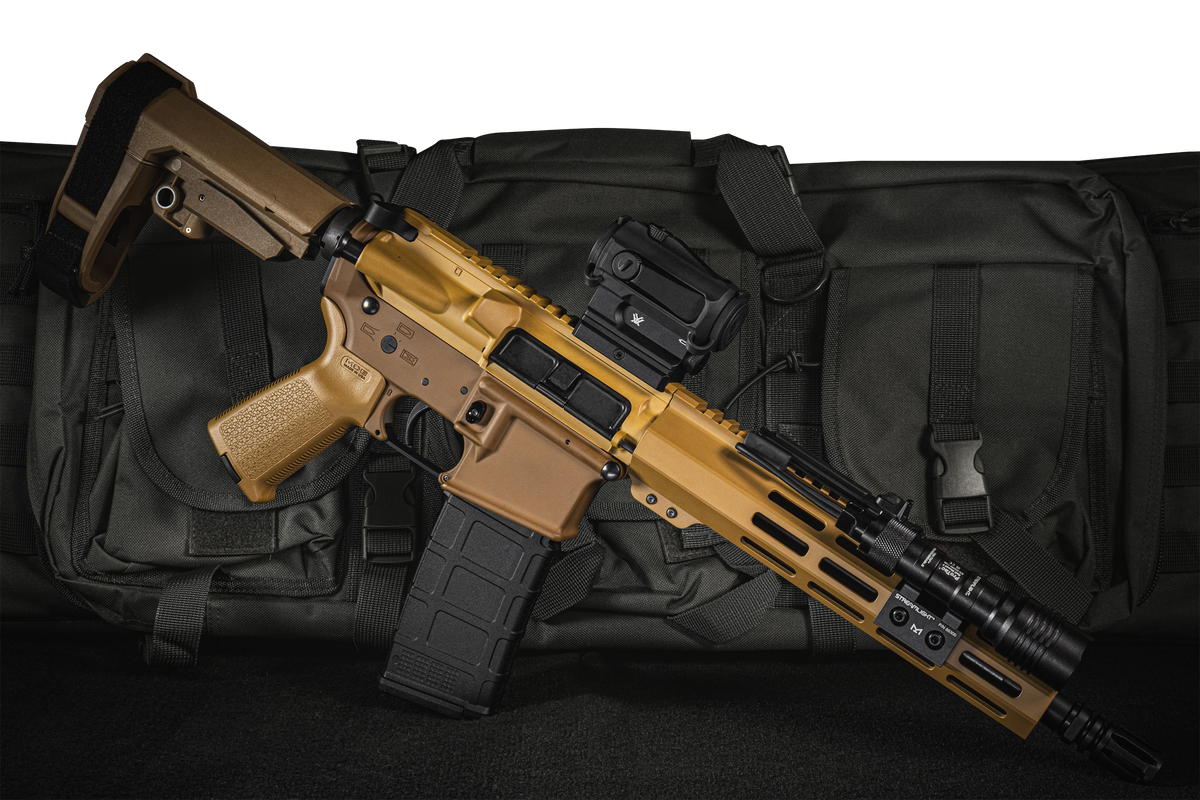 Shark Coast Tactical Sunrise 5.56 NATO 10.5" 30+1 Semi-Auto AR-15 Pistol - Bundle