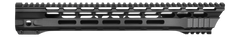 JE Machine Tech 15" M-LOK Free Float AR-15 Handguard - NAR - Black