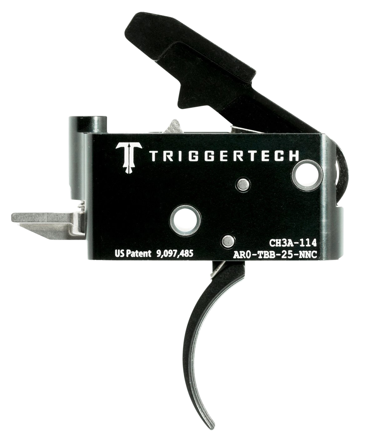 TriggerTech Adaptable Primary AR-15 2.5-5 lb Two-Stage Curved Trigger - Right Hand