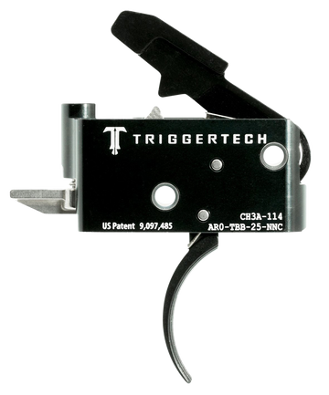 TriggerTech Adaptable Primary AR-15 2.5-5 lb Two-Stage Curved Trigger - Right Hand