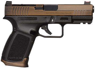 GForce Arms Exodus 9mm Luger 4.02" 15+1 Semi-Auto Pistol - Bronze/Black Cerakote