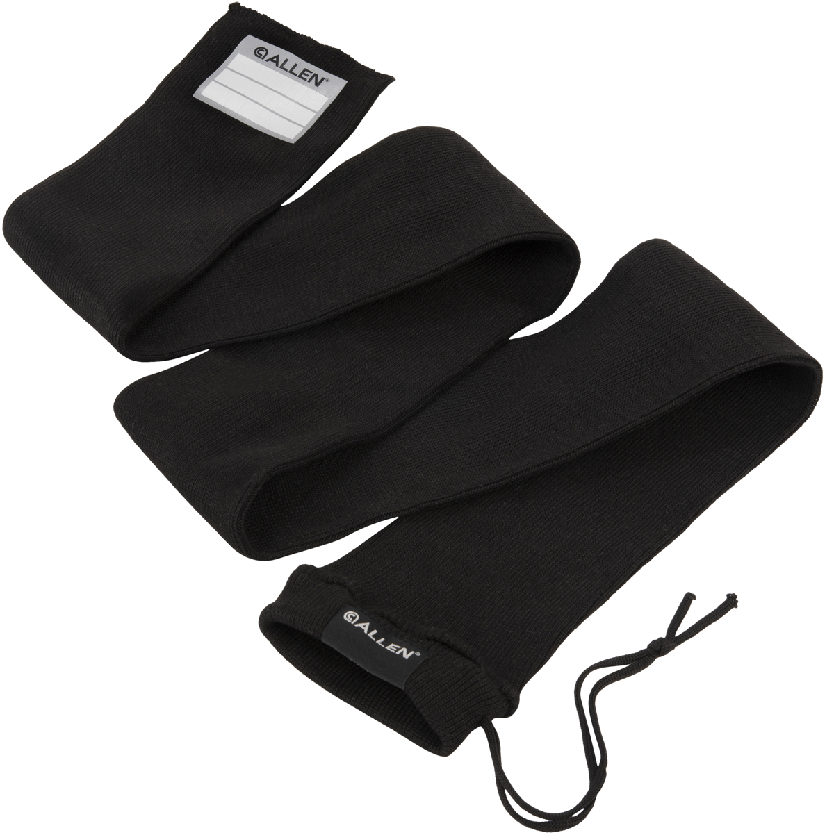 Allen Stretch Knit Gun Sock 52 in Black Silicone-Treated - Rifle/Shotgun