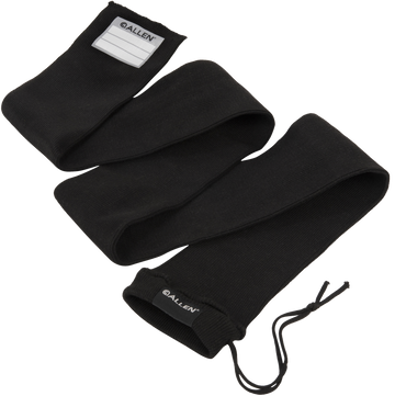 Allen Stretch Knit Gun Sock 52 in Black Silicone-Treated - Rifle/Shotgun