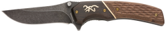 Browning Hunter Large 3.50" Folding Drop Point 440C SS Knife