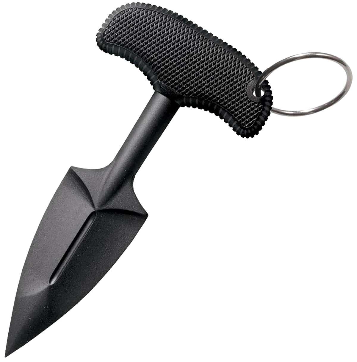 Cold Steel 92FPB FGX Push Blade II 2.25" Fixed Plain Spear Point Black Griv-Ex Blade Black Kray-Ex Handle