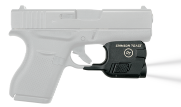Crimson Trace LTG-773 Lightguard 110 Lumen White LED Light for Glock 42/43/43X/48 - Black Polymer