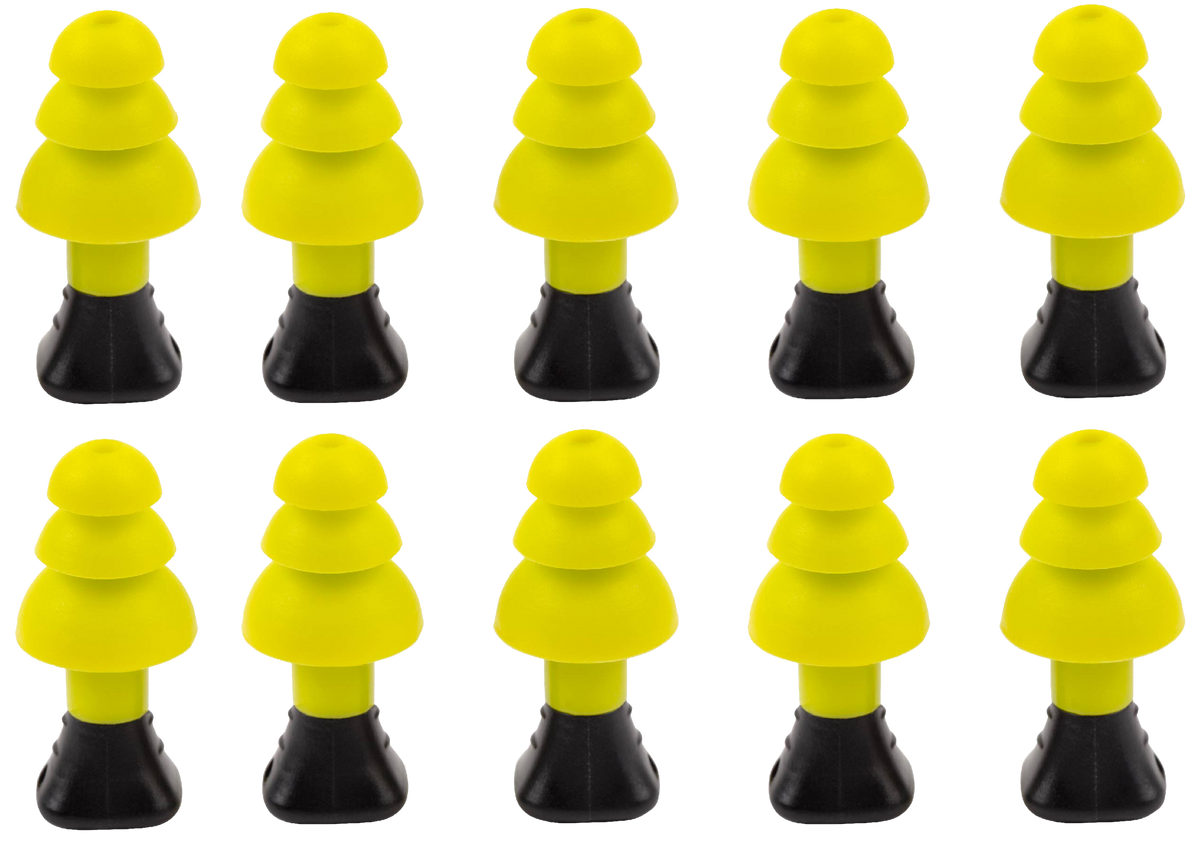 Allen ULTRX 4122 Silicone Ear Plugs 26 dB Yellow 5 Pair