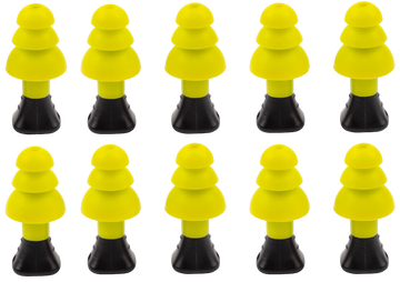 Allen ULTRX 4122 Silicone Ear Plugs 26 dB Yellow 5 Pair