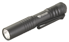Streamlight 66318 MicroStream 45 Lumens White C4 LED Aluminum Black Anodized AAA Pocket Light