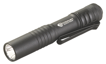 Streamlight 66318 MicroStream 45 Lumens White C4 LED Aluminum Black Anodized AAA Pocket Light