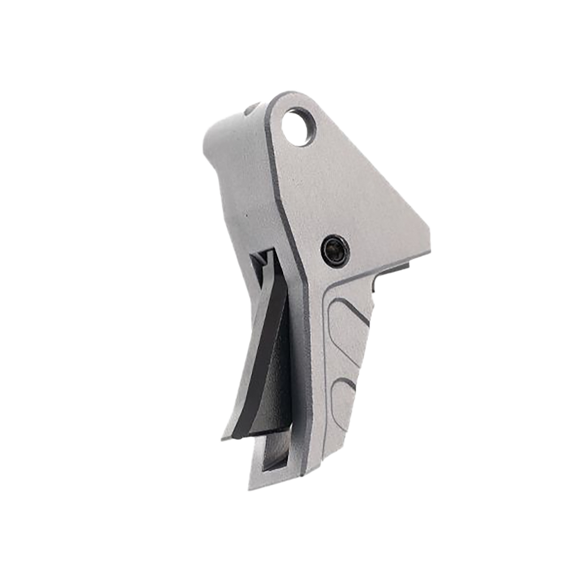 Tyrant CNC I.T.T.S Trigger Shoe Grey/Black Aluminum Fits Springfield Echelon