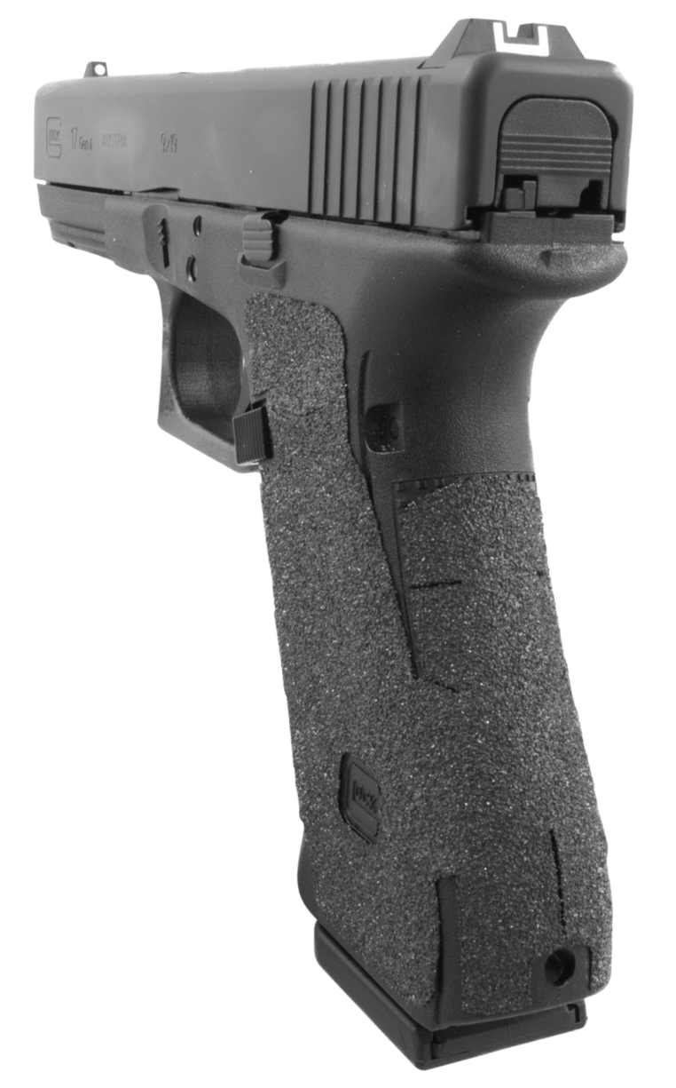 Talon 113G Adhesive Grip for Glock 17/22/24/31/34/35/37 Gen4 No Backstrap - Black Granulate