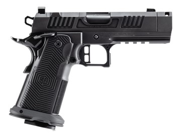 Alpha Foxtrot AF1911 Romulus 9mm Luger 3.5" 20+1 Semi-Auto Pistol - Black DLC, Compensated RMSc Cut