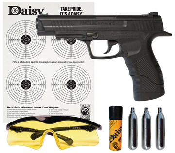 Daisy 415 Powerline CO2 .177 BB 21-Shot 8.60" Semi-Auto Air Pistol Kit